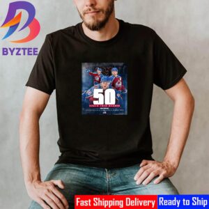 Colorado Avalanche Mikko Rantanen 50 Goals This Season In NHL Shirt