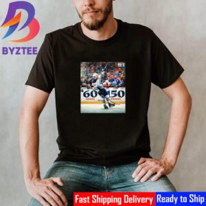 Connor Mcdavid Is The 6th Player In NHL History To Reach 60 Goals And 150 Points Shirt