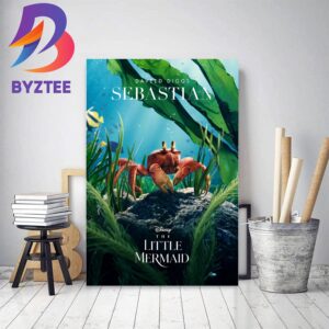 Daveed Diggs As Sebastian In The Little Mermaid 2023 Of Disney Home Decor Poster Canvas