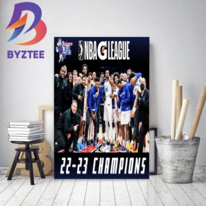 Delaware Blue Coats 2022 2023 NBA G League Champions Decor Poster Canvas