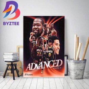 Denver Nuggets Advanced Round 2 2023 NBA Playoffs Decor Poster Canvas