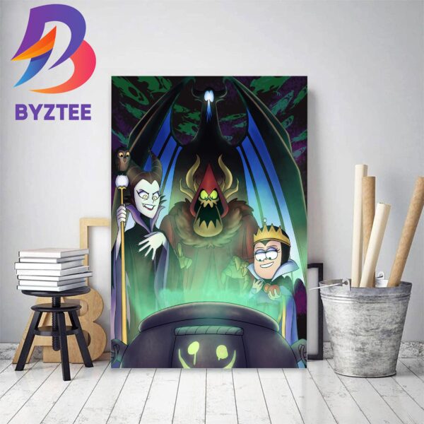 Disney Villains Crossover New Poster Decor Poster Canvas