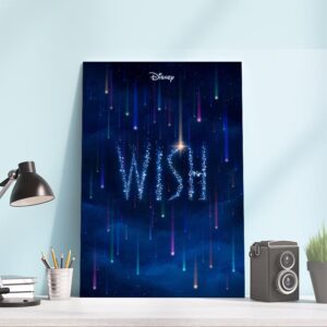 Disneys Wish Official Teaser Poster Home Decor Poster Canvas