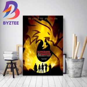 Dungeons and Dragons Honor Among Thieves 2023 Official Teaser Poster Wall Decor Poster Canvas Decor Poster Canvas