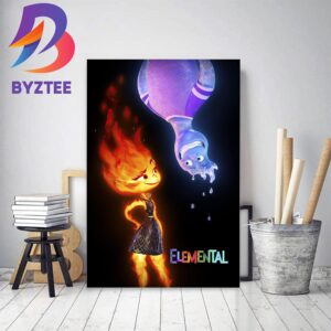 Elemental 2023 Official Poster Decor Poster Canvas
