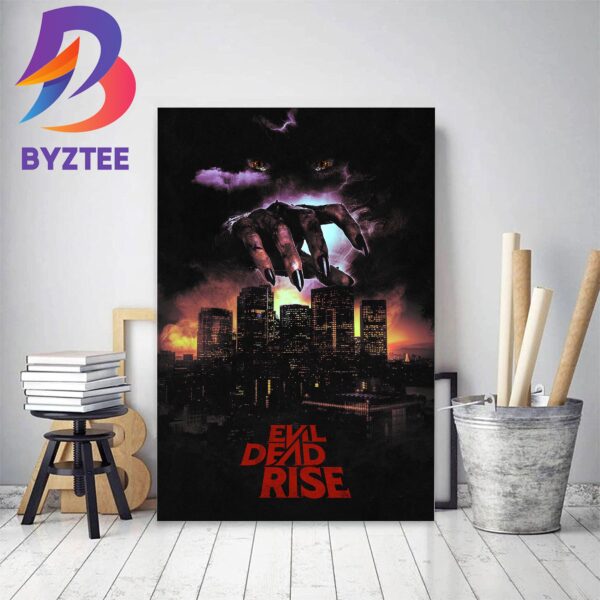Evil Dead Rise Fan Art Poster Decor Poster Canvas