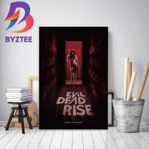 Evil Dead Rise Official Poster Decor Poster Canvas