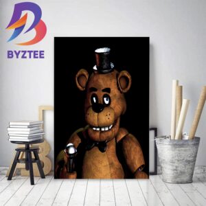 Five Nights At Freddys Official Poster Decor Poster Canvas