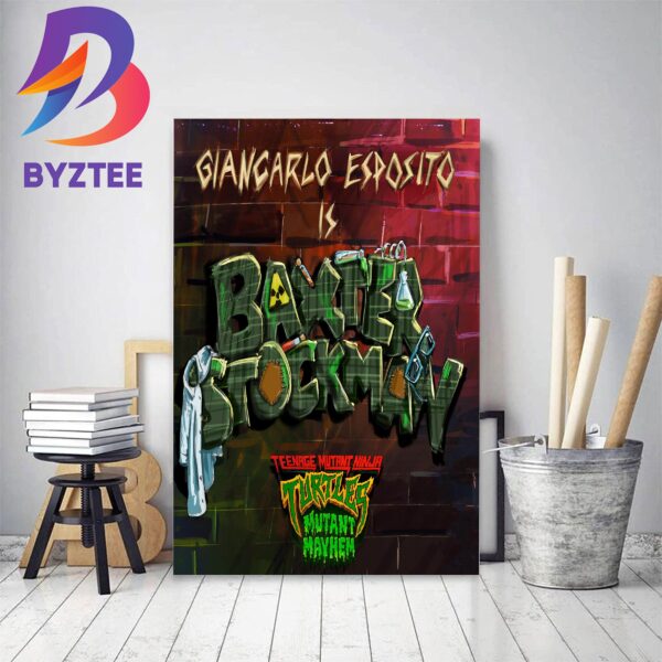 Giancarlo Esposito Is Baxter Stockman In Teenage Mutant Ninja Turtles Mutant Mayhem Decor Poster Canvas