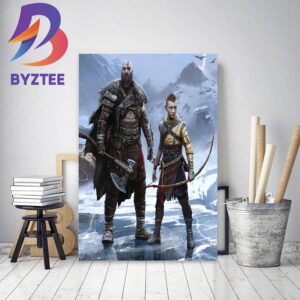 God Of War On PlayStation Productions Decor Poster Canvas