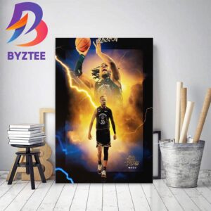 Golden State Warriors Stephen Curry Gold Blooded Decor Poster Canvas