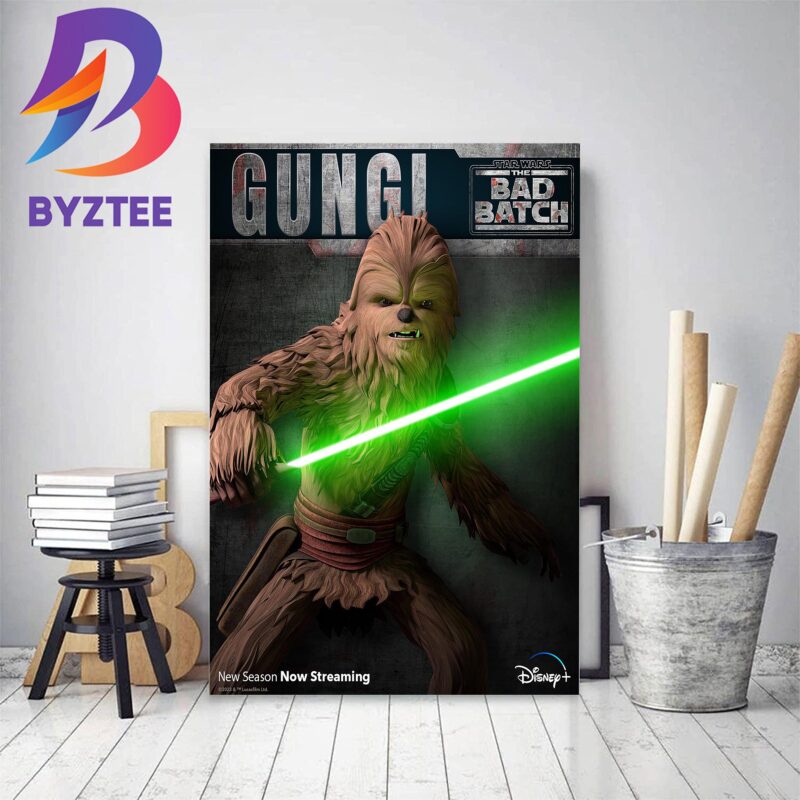 Gungi In Star Wars The Bad Batch Decor Poster Canvas - Byztee