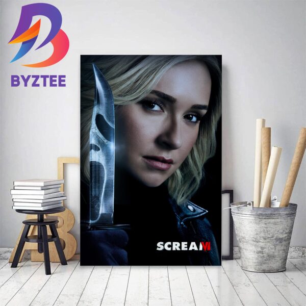 Hayden Panettiere As Kirby Reed In The Scream VI Movie Decor Poster Canvas