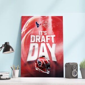 Houston Texans 2023 NFL Draft Day Home Decor Poster Canvas