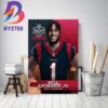 Houston Texans Select Alabama Edge Will Anderson Jr In The 2023 NFL Draft Home Decor Poster Canvas