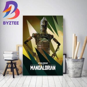 IG 12 Grogu In The Mandalorian Star Wars Decor Poster Canvas