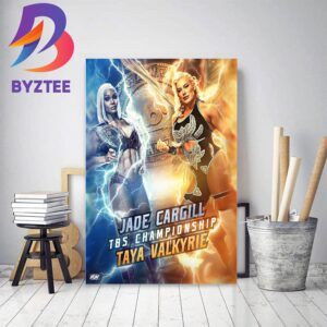 Jade Cargill And Taya Valkyrie TBS Championship Home Decor Poster Canvas