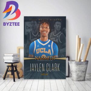 Jaylen Clark Is The 2023 Naismith Mens College Defensive Player Of The Year Decor Poster Canvas
