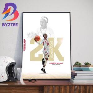 Jhessyka Williams 2K Career Point Club With Gardner Webb Runnin Bulldogs Womens Basketball Decor Poster Canvas