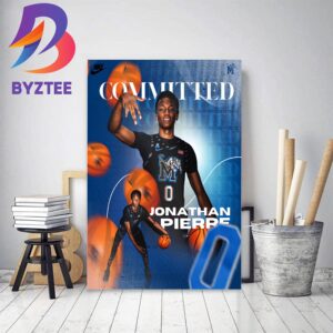 Jonathan Pierre Committed Memphis Tigers Decor Poster Canvas