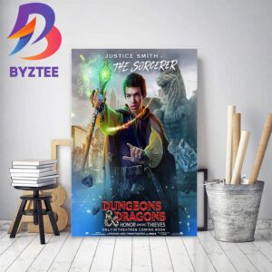Justice Smith Is The Sorcerer In Dungeons And Dragons Honor Among Thieves Decor Poster Canvas