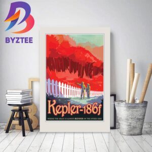 Kepler-186f Poster Decor Poster Canvas