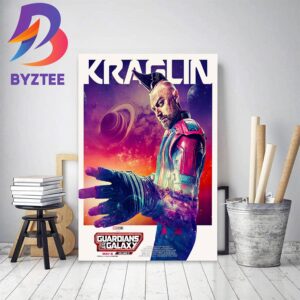 Kraglin In Guardians Of The Galaxy Vol 3 Marvel Studios Decor Poster Canvas