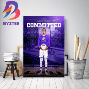 LSU Committed Carlos Stewart Decor Poster Canvas