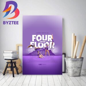 LSU Gymnastics Four On The Floor In National Championship Decor Poster Canvas
