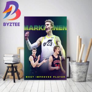 Lauri Markkanen Wins The 2023 Kia NBA Most Improved Player Decor Poster Canvas