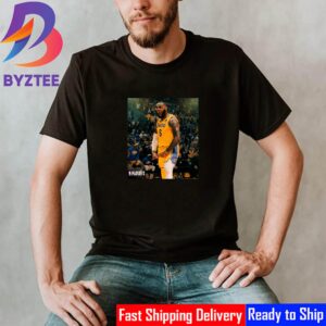 LeBron James To Record 20+ Points And Rebounds In A Playoff Game Becomes The Oldest Player In NBA History Shirt