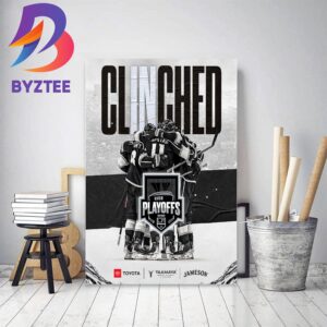 Los Angeles Kings Clinched Stanley Cup Playoffs 2023 Decor Poster Canvas