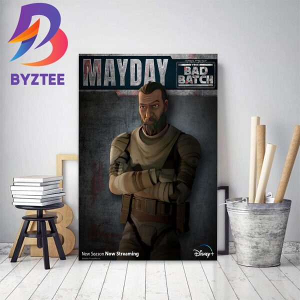 Mayday In Star Wars The Bad Batch Decor Poster Canvas