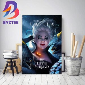 Melissa McCarthy As Ursula In The Little Mermaid 2023 Of Disney Home Decor Poster Canvas
