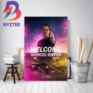 Mercedes-AMG PETRONAS Esports Team Welcome Marcel Kiefer Decor Poster Canvas