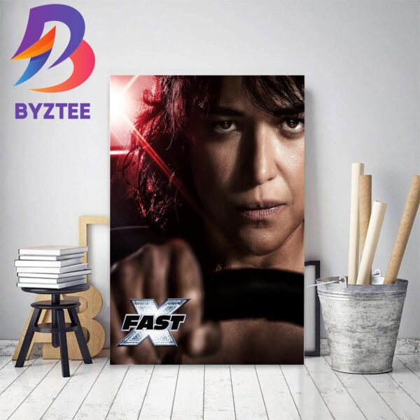 Michelle Rodriguez As Letty Ortiz In Fast X 2023 Decor Poster Canvas