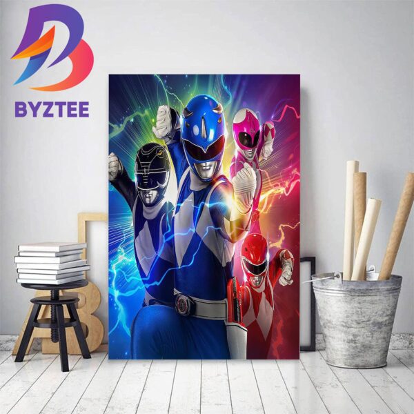 Mighty Morphin Power Rangers Once And Always Decor Poster Canvas