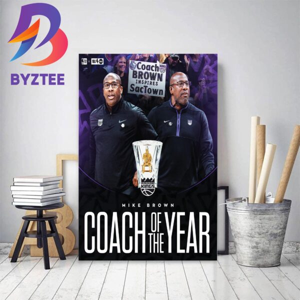 Mike Brown Is The 2022 2023 NBA Coach Of The Year Decor Poster Canvas