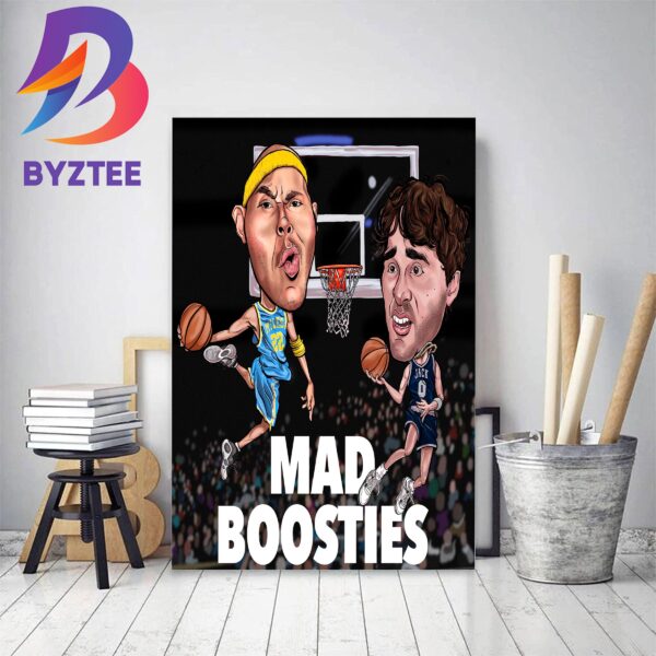 Miles And Jack Got Mad Boosties An NBA Podcast Decor Poster Canvas