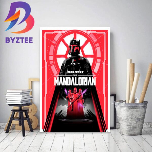 Moff Gideon And Praetorian Guards In The Mandalorian Of Star Wars Decor Poster Canvas