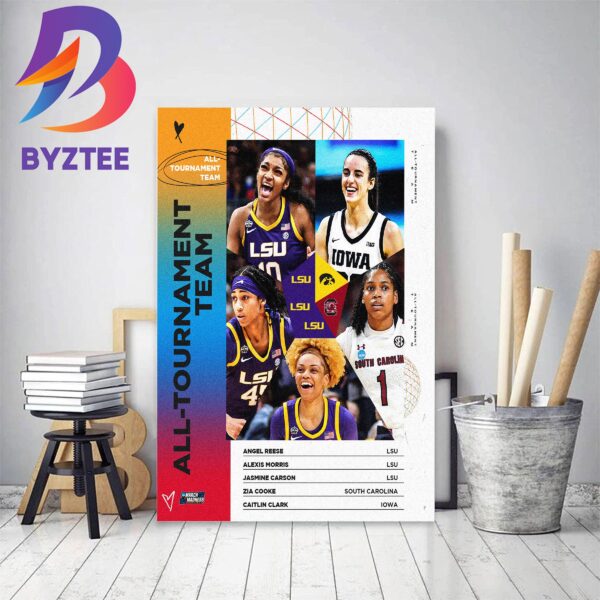 NCAA March Madness All-Tournament Team National Championship Decor Poster Canvas
