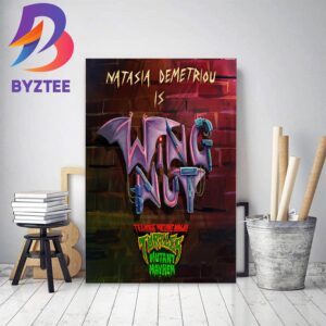 Natasia Demetriou Is Wingnut In Teenage Mutant Ninja Turtles Mutant Mayhem Decor Poster Canvas