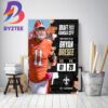 New Orleans Saints Select Clemson DT Bryan Bresee In The 2023 NFL Draft Home Decor Poster Canvas