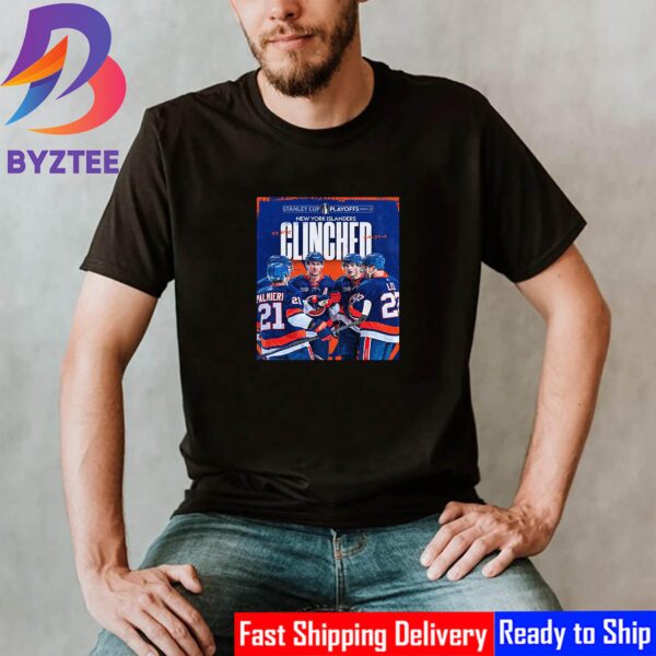 New York Islanders 2023 Clinched Stanley Cup Playoffs Shirt