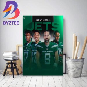 New York Jets Gang Green Offense Decor Poster Canvas