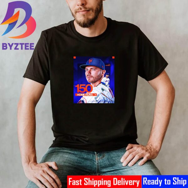 New York Mets Pete Alonso 150 Home Runs In MLB Shirt