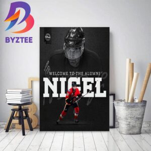 Nigel Dawes Retirement NHL And Welcome To The NHL Alumni Association Decor Poster Canvas