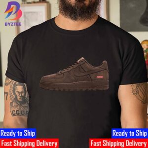 Nike Air Force 1 Low x Supreme Baroque Brown Unisex T-Shirt