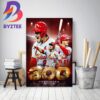 Nolan Arenado 300 Career Home Runs In MLB Decor Poster Canvas