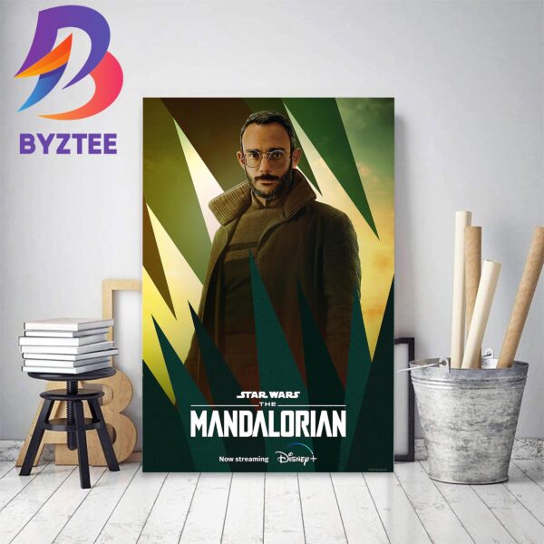 Omid Abtahi As Doctor Penn Pershing In The Mandalorian Of Star Wars Decor Poster Canvas